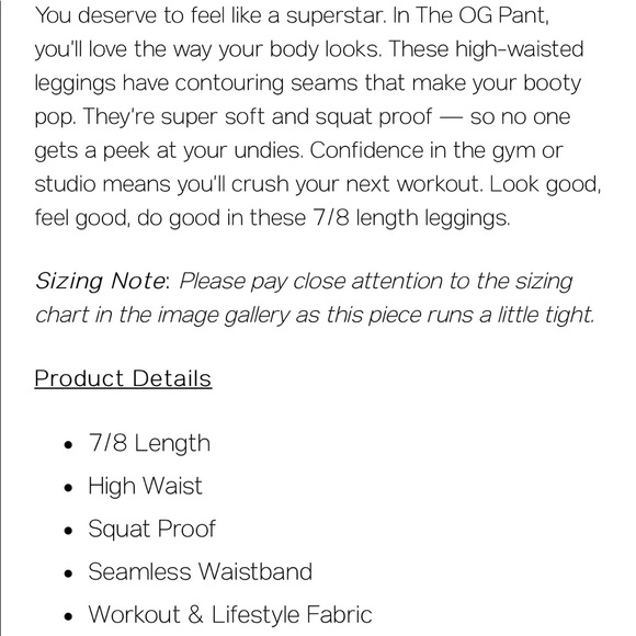 Balance athletica leggings - Picture 3 of 7